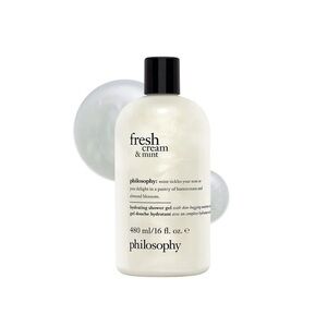 Philosophy Fresh Cream & Mint Shower Gel 16 oz NEW